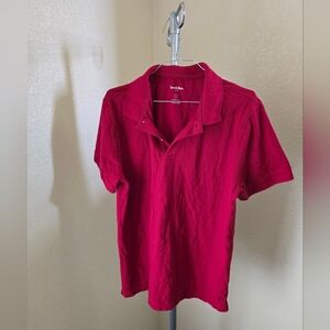 Goodfellow & Co Men's Red Loring Polo Shirt